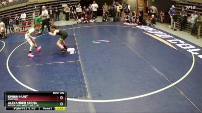78 lbs Cons. Round 5 - Kwinn Hunt, Shootbox vs Alexander Serna, Payson Lions Wrestling Club