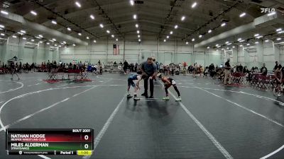 60 lbs Champ. Round 1 - Nathan Hodge, Reaper Wrestling Club vs Miles Alderman, StrayDawgs