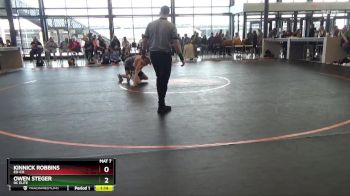 130 lbs Cons. Round 1 - Kinnick Robbins, Ed-Co vs Owen Steger, DC Elite