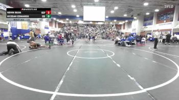 132 lbs Cons. Round 2 - Nyzeah Edwards, Eisenhower vs Kevin Silva, Hesperia