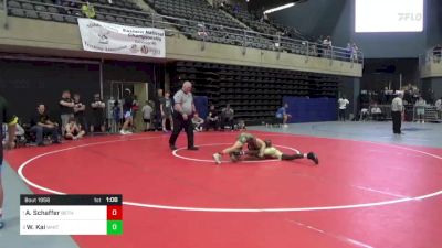 105 lbs Final - Abramm Schaffer, Bethel, PA vs Willmont Kai, Whitehall, PA