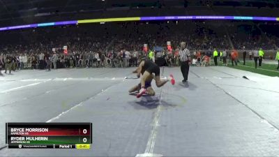 D2-126 lbs Cons. Round 1 - Ryder Mulherin, Jefferson HS vs Bryce Morrison, Hamilton HS