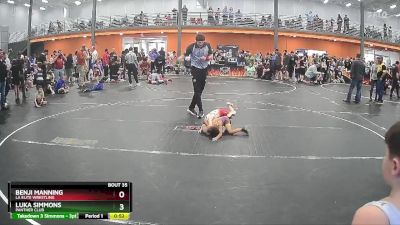 40 lbs Cons. Round 2 - Benji Manning, LA Elite Wrestling vs Luka Simmons, Panther Club