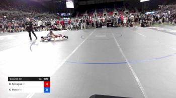 100 lbs Cons 64 #2 - Brennan Sprague, New York vs Kimball Parry, Wyoming