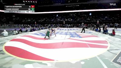 Champ. Round 1 - Kiptyn Schaefers, Parkston vs Kaden Wookey, Clark/Willow Lake