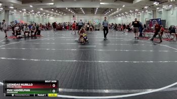 85 lbs Quarterfinal - Leonidas Murillo, Steller Trained vs Max Hanselman, GRAINHOUSE