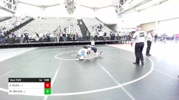 134-H lbs Quarterfinal - Jason Quirk, Livingston vs Michael Berube, Long Beach