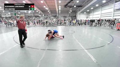 165 lbs Consi Of 16 #1 - Alexandra Lubczenko, NY vs Ava Nguyen, AL
