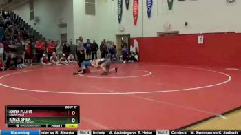 Round 1 - Kinze Shea, Crestwood, Cresco vs Kara Fluhr, Cedar Falls