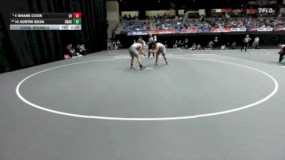 285 lbs Cons. Round 4 - 4 Shane Cook, Grand View vs 10 Austin Silva, Cumberlands