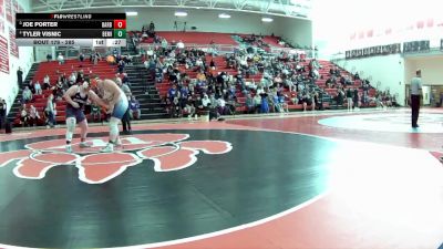 285 lbs Cons. Semi - Tyler Visnic, Berea-Midpark vs Joe Porter, Barberton