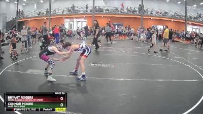 95 lbs Round 3 - Bryant Rogers, South Carolina School Of Wrest vs Connor Moore, Hard Rock Rams