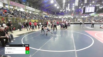 66 lbs Quarterfinal - Lane Solano, Canon City vs Walker Buhr, SLV Elite WC
