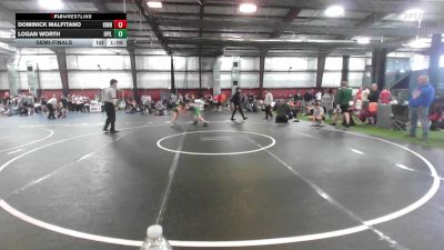 Semifinal - Dominick Malfitano, Kinnelon vs Logan Worth, Ivyland