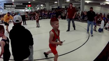 24 lbs 3rd Place Match - Oliver Poff, Gothenburg Junior Wrestling Club vs Kardae Gunn, Sherman Challengers