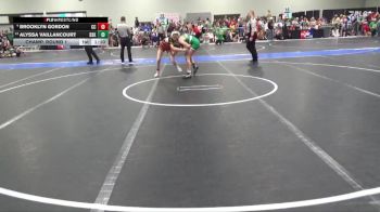 105 lbs Champ. Round 1 - Alyssa Vaillancourt, De Soto Kids vs Brooklyn Gordon, Clay County