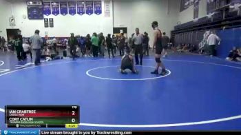 170 lbs Cons. Semi - Cort Catlin, Thunder Basin High School vs Ian Crabtree, Castle View