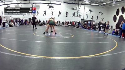 160A 5th Place Match - Sophia Bassino, Northern Michigan University vs Rose Cassioppi, Gannon