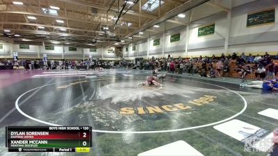 120 lbs Semifinal - Xander McCann, Montana Disciples vs Dylan Sorensen, Eastside United