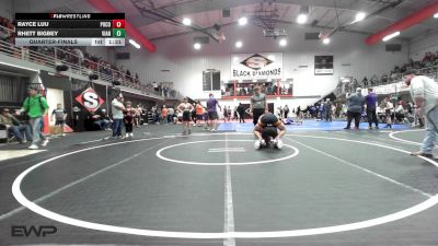 58 lbs Quarterfinal - Rayce Luu, Pocola Youth Wrestling vs Rhett Bigbey, Vian Wrestling Club