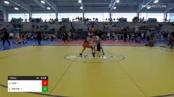 100 lbs Consolation - Jordan Lee, NY vs Luke Horne, ME