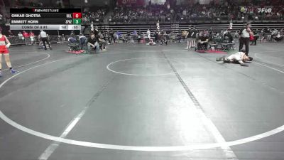 95 lbs Consi Of 8 #1 - Onkar Ghotra, Hillsborough vs Emmett Horn, Spazz Wrestling