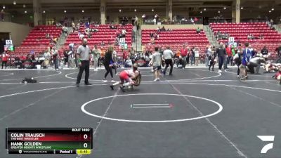 82 lbs 3rd Place Match - Hank Golden, Greater Heights Wrestling vs Colin Trausch, The Best Wrestler