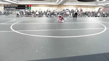 53 lbs Rr Rnd 3 - Mialani Martinez, 505 Wc vs Olivia Romero, Victory Wrestling-Central WA