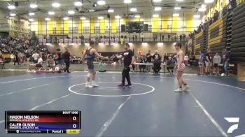 145 lbs Champ. Round 2 - Mason Nelson, Immortal Athletics WC vs Caleb Olson, Immortal Athletics WC