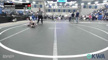 61-67 lbs Rr Rnd 2 - Jeremiah Wise, Clinton Youth Wrestling vs Sam Caywood, Jacket Wrestling Club