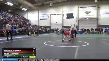 113 lbs Quarterfinals (8 Team) - Miles Anderson, Millard South vs Logan W. Edwards, Omaha Westside