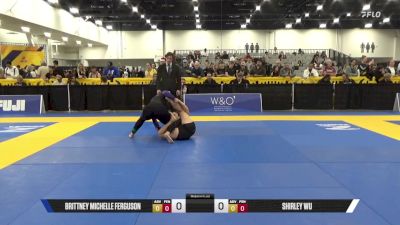Shirley Wu vs Brittney Michelle Ferguson 2025 World IBJJF Jiu-Jitsu No-Gi Championship