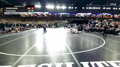190 lbs Semifinal - Ryder Wilder, Camden County vs Kyle Gallo, Zephyrhills Christian
