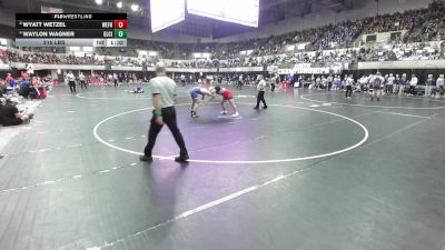 215 lbs Wyatt Wetzel, Weyauwega-Fremont vs Waylon Wagner, Glenwood City