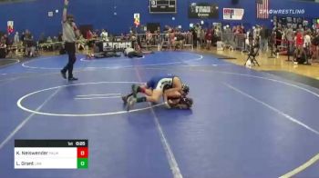 66 lbs Consi Of 8 #2 - Keynu Neiswender, Palmyra Youth Wrestling Club vs Logan Grant, Law