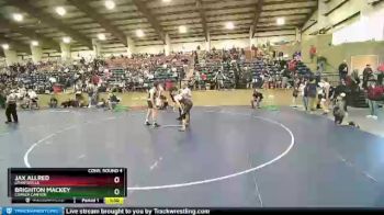 168 lbs Cons. Round 4 - Jax Allred, Grantsville vs Brighton Mackey, Corner Canyon