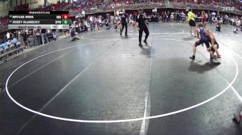 95 lbs Semifinal - BryLee Irsik, Nebraska Wrestling Academy vs Josey Klanecky, St Paul Youth Wrestling