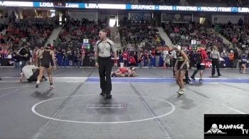 105 lbs 5th Place Match - Trinity Williams, Jaguar vs Genesis Orrantia, Garden City Wrestling Club