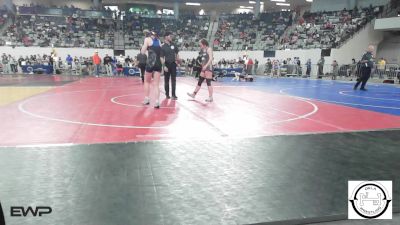 108 lbs Round Of 32 - Estella Woods, Claremore Wrestling Club vs Jadyn Walker, Harrah
