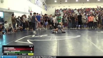 182 lbs Champ. Round 1 - Ivan Torres, North Torrance High vs Freddy Dominguez, Warren High School