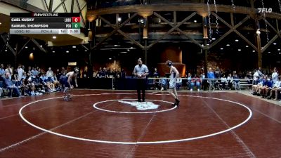 126 lbs Round 1 (16 Team) - Cael Kusky, Lovett School vs Samuel Thompson, Pierce County HS