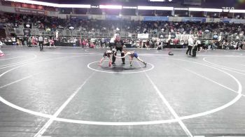 52 lbs Consi Of 4 - Elijah Beck, Top Rank Hammers vs Cannon Francis, Team Tulsa WC