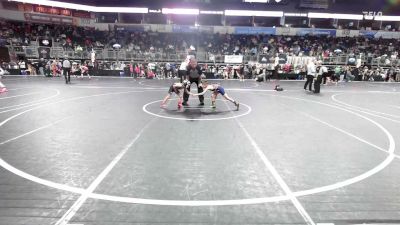 52 lbs Consi Of 4 - Elijah Beck, Top Rank Hammers vs Cannon Francis, Team Tulsa WC