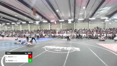 116 lbs Semifinal - Liam Martin, Cedaredge Wrestling Club vs Anthony Eugene Meder, Alamosa
