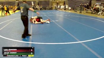 125 lbs Semis & 1st Wrestleback (8 Team) - Drake Andrist, K-M vs Liam Jennissen, Staples