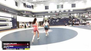 130 lbs Round 3 (4 Team) - Baileigh Williams, Gold Rush vs Taylor Ward, Oregon