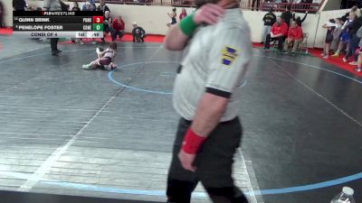 45_G lbs Consi Of 4 - Quinn Brink, Punxsutawney vs Penelope Foster, Conestoga Valley