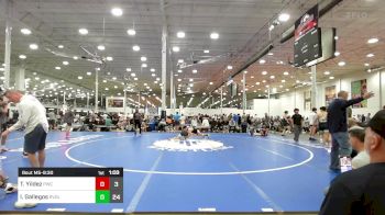 140 lbs Quarterfinal - Tyler Yildez, Pirate Wrestling Club vs Isaiah Gallegos, Revival Black