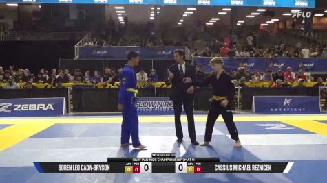 Soren Leo Cada-Bryson vs Cassius Michael Reznicek 2026 Pan Kids Jiu-Jitsu IBJJF Championship
