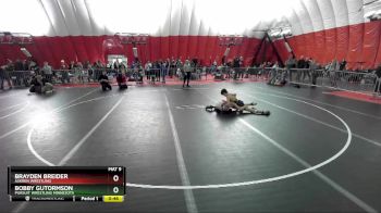 97 lbs Quarterfinal - Bobby Gutormson, Pursuit Wrestling Minnesota vs Brayden Breider, Askren Wrestling